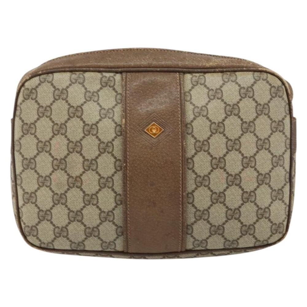 Gucci GG Supreme Shoulder Bag Beige